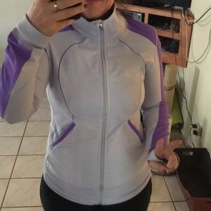 Purple lulu lemon define jacket zip up